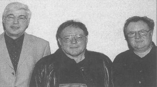 Dr. Reinhard Knorr, Robert Zoller und Reinhard Geugelin